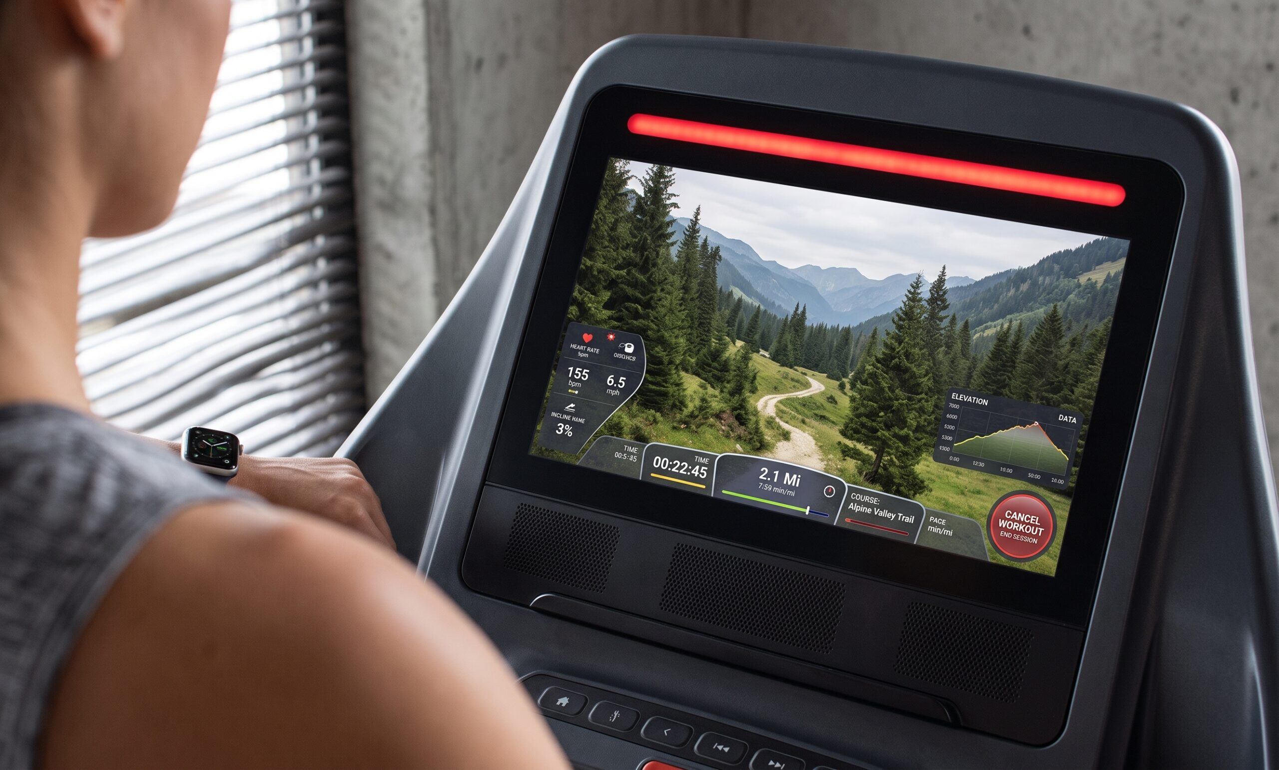 Display touch da 15,6 pollici con percorso video in riproduzione